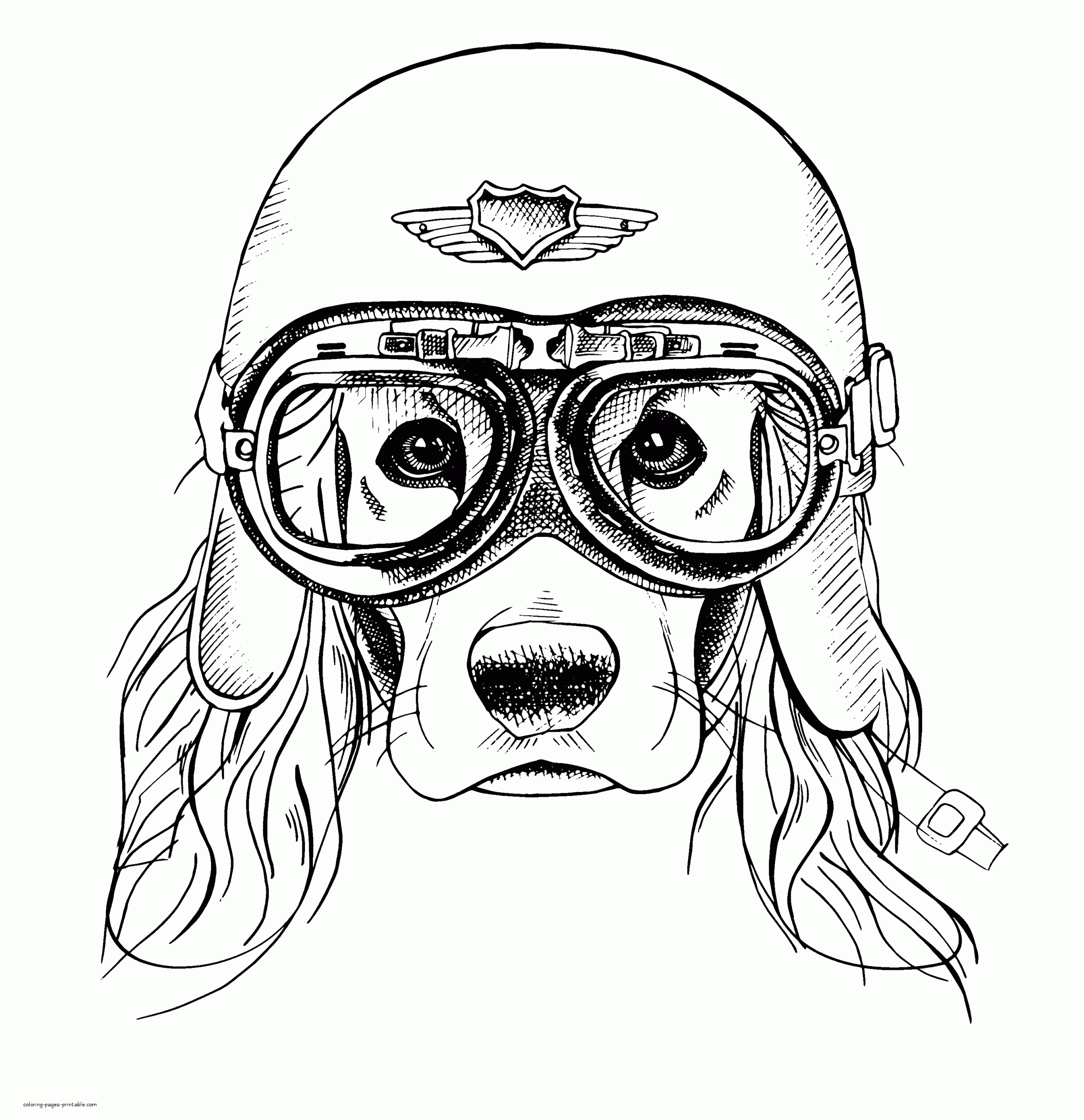 easy girl coloring pages for adults printable