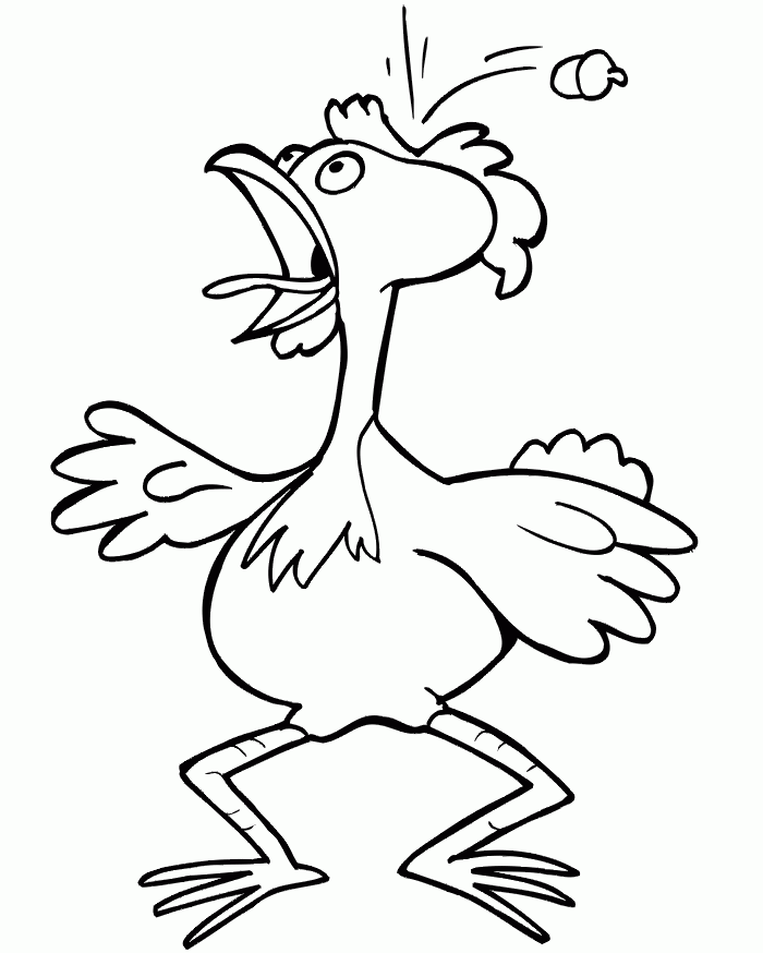 Coloring Pages Chickens Coloring Home