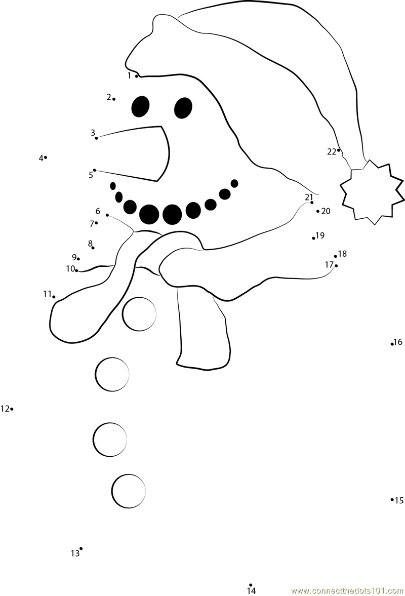 Coloring Pages Christmas Connect The Dots Coloring Home