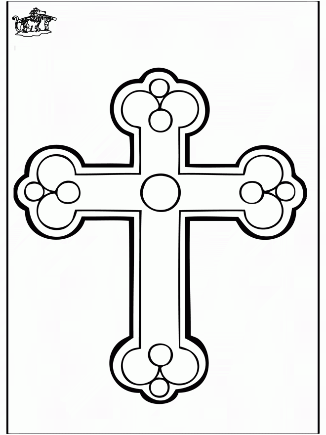 Coloring Pages Crosses Coloring Home
