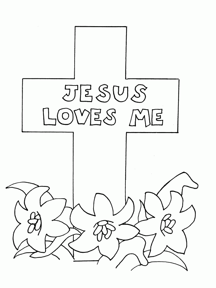 Crosses Coloring Pages