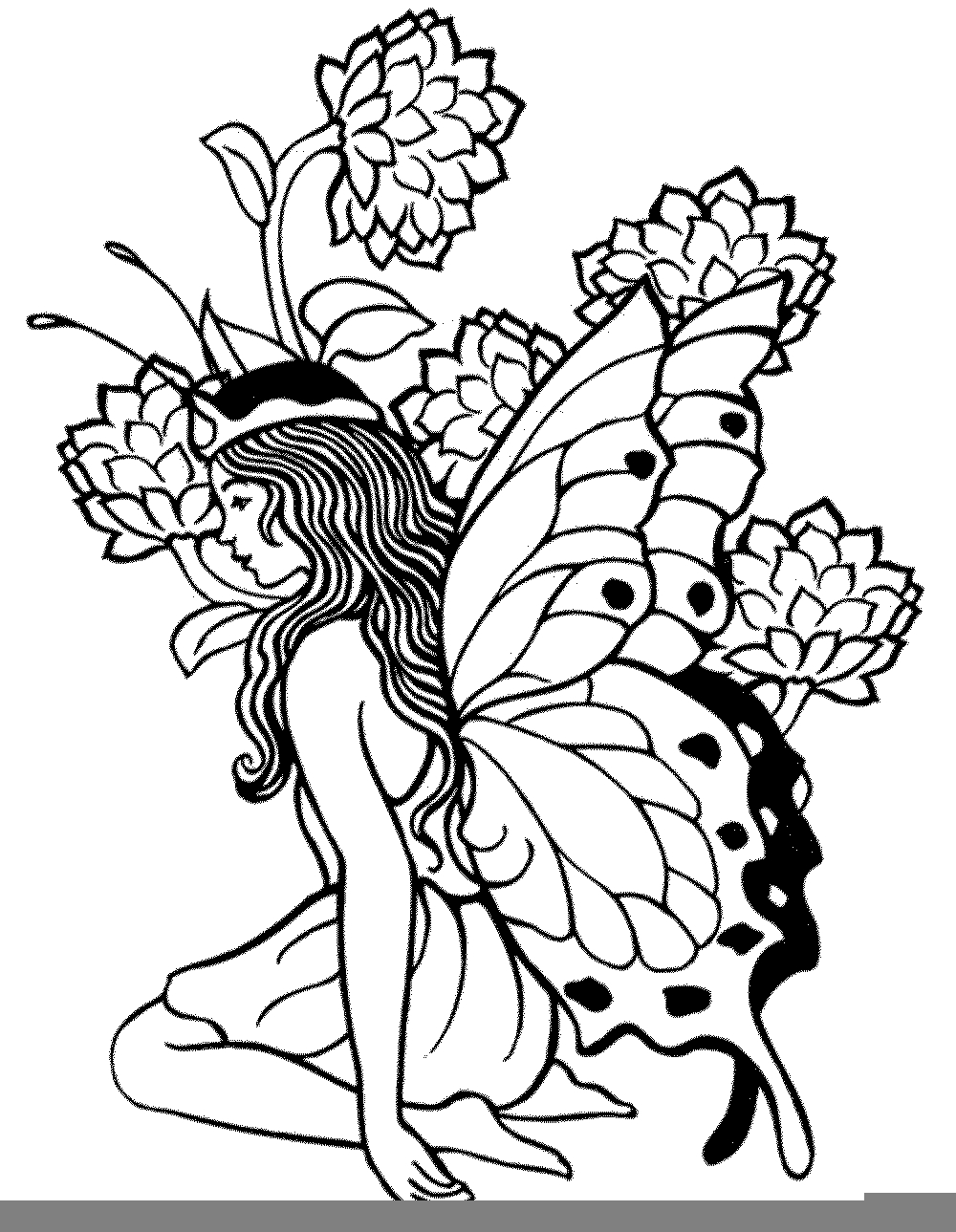 Coloring Pages Ideas Fairying Pages To Print Free For Adults Dark 