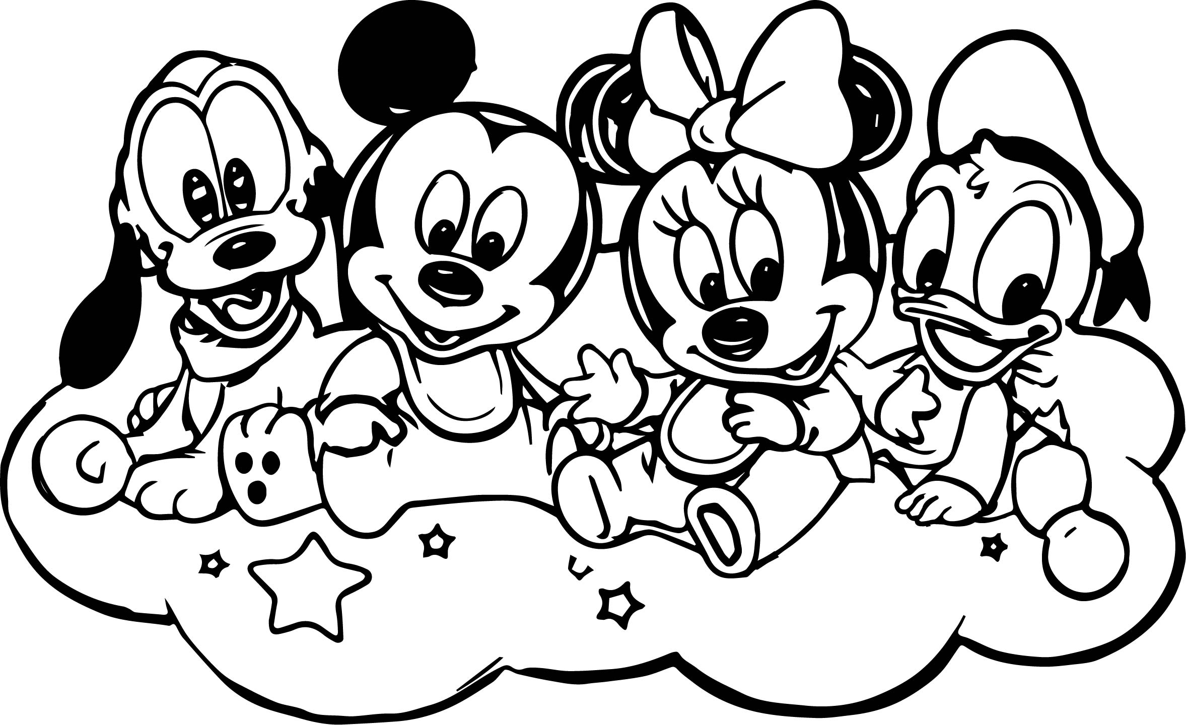 Coloring Pages Of Baby Mickey Mouse And Friends Coloringpages 9699 