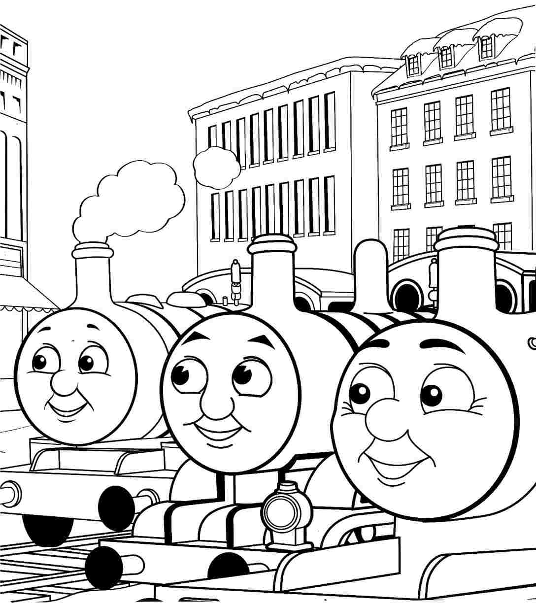 free coloring pages thomas