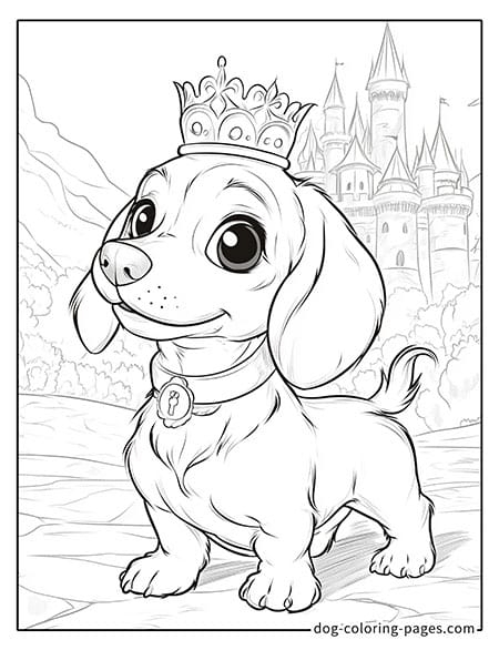 Coloring Pages Of Wiener Dogs 12 Free Printable Designs For Fun