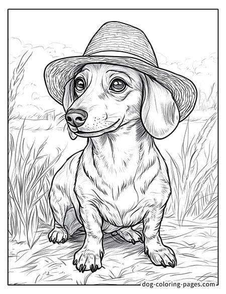 Coloring Pages Of Wiener Dogs 12 Free Printable Designs For Fun
