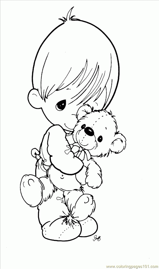 Precious Moments Color Pages