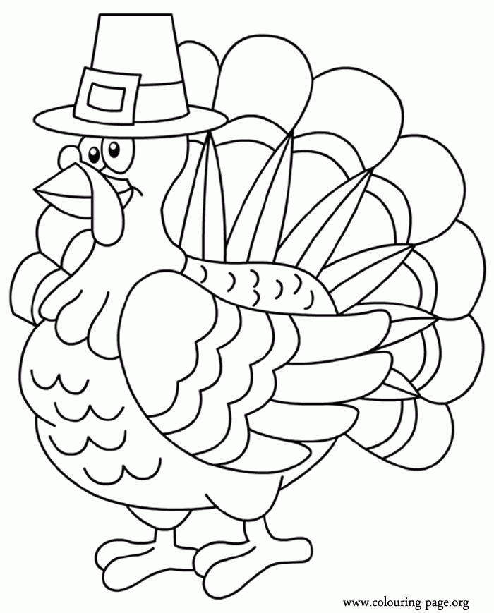 Coloring Pages Turkey Cartoon Coloring Home