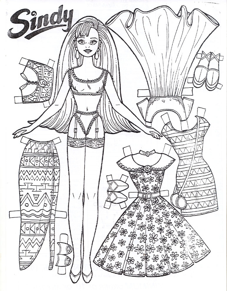 free printable paper dolls templates