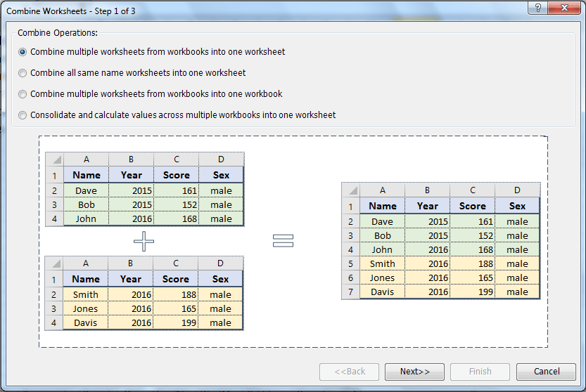 Combine Multiple Worksheets Into One Worksheet Printable PDF Template