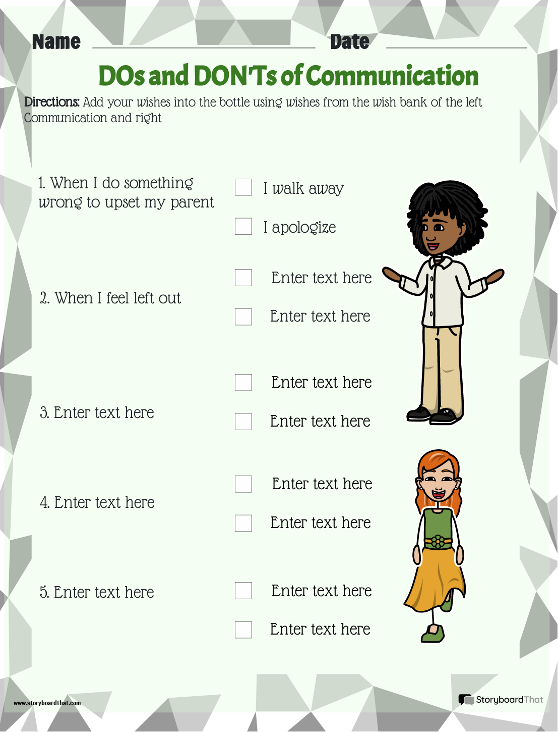 Communication Worksheets For Effective Learning Worksheets Library