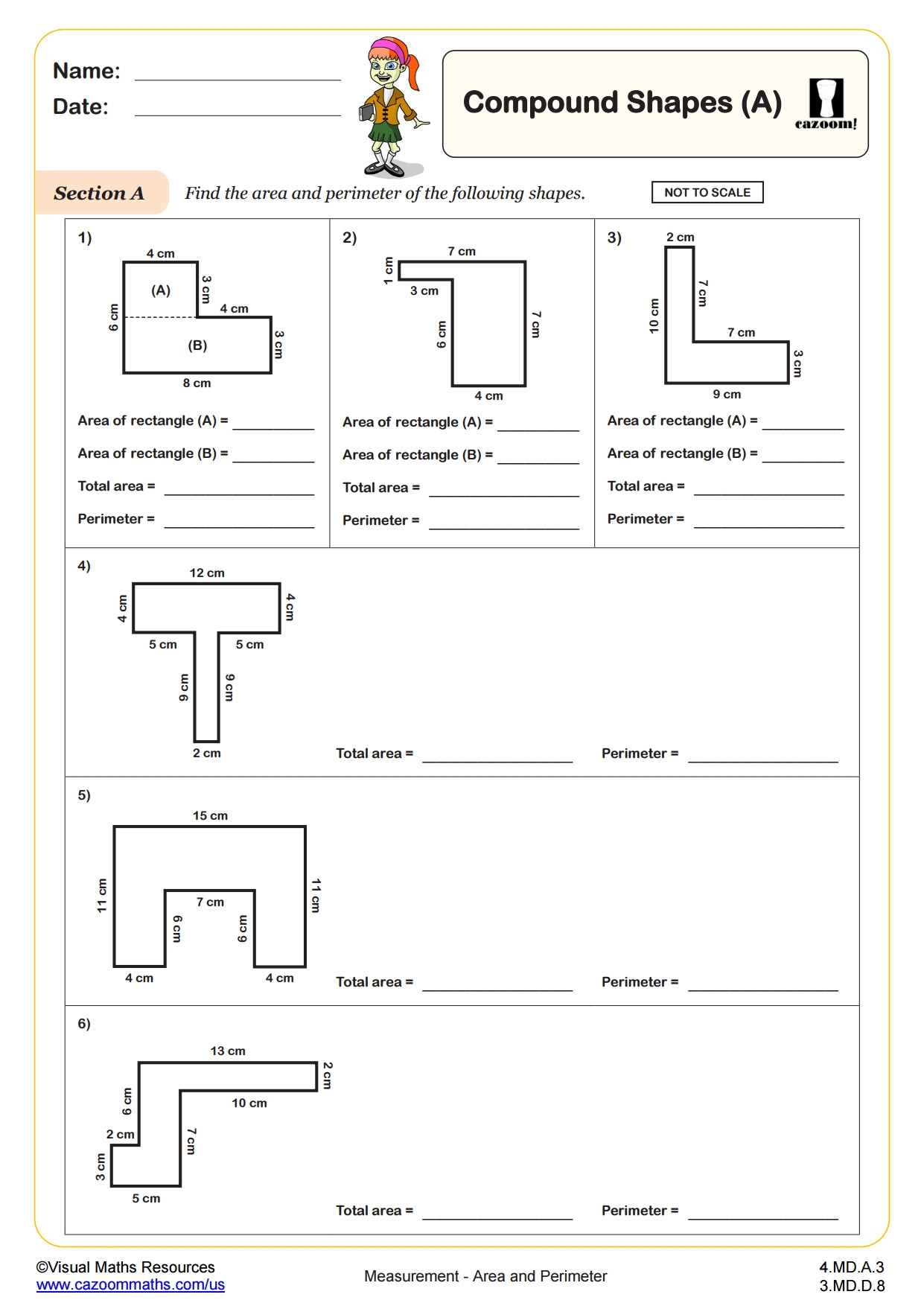 volume of compound figures worksheet
