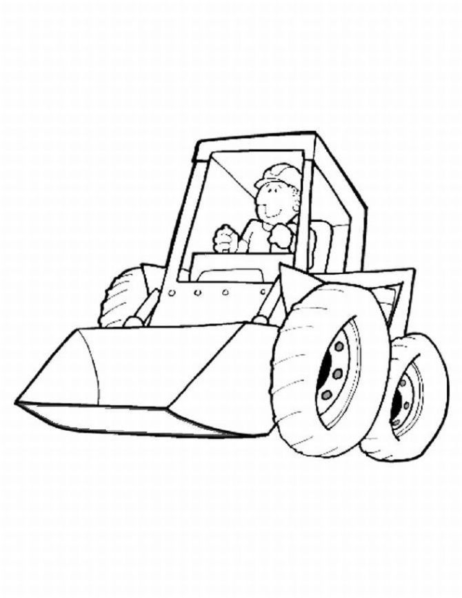 Construction Equipment Coloring Pages Coloring Home