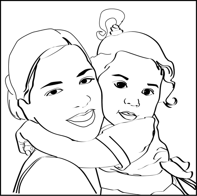 convert photo to coloring page free
