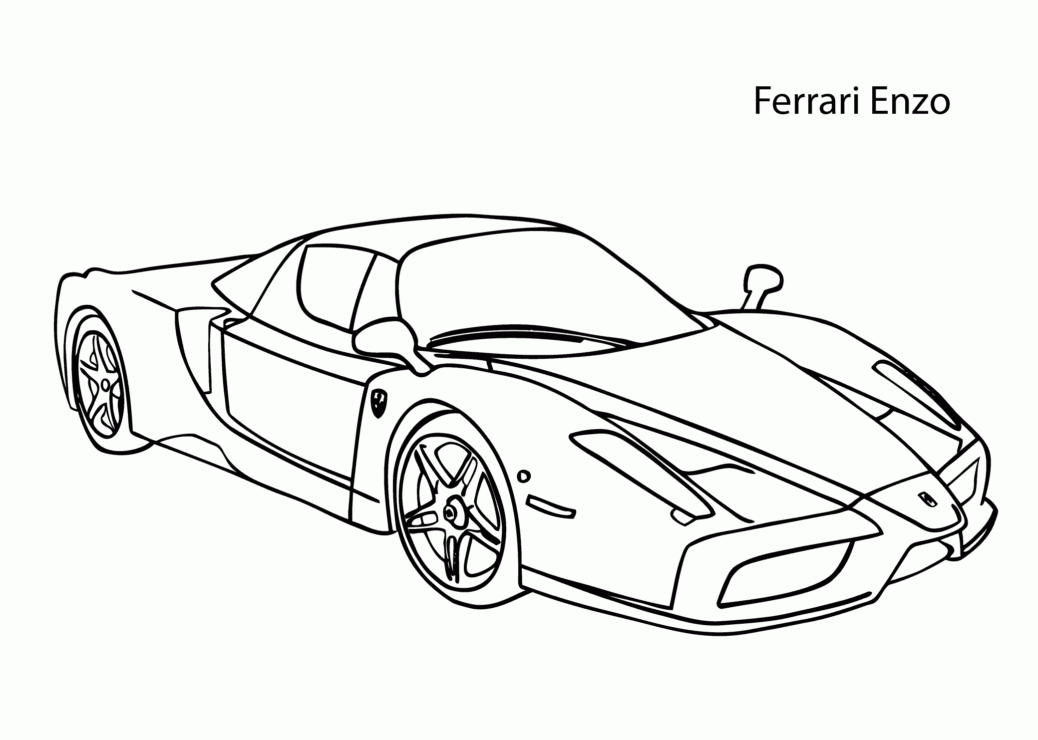 car coloring pages free printable