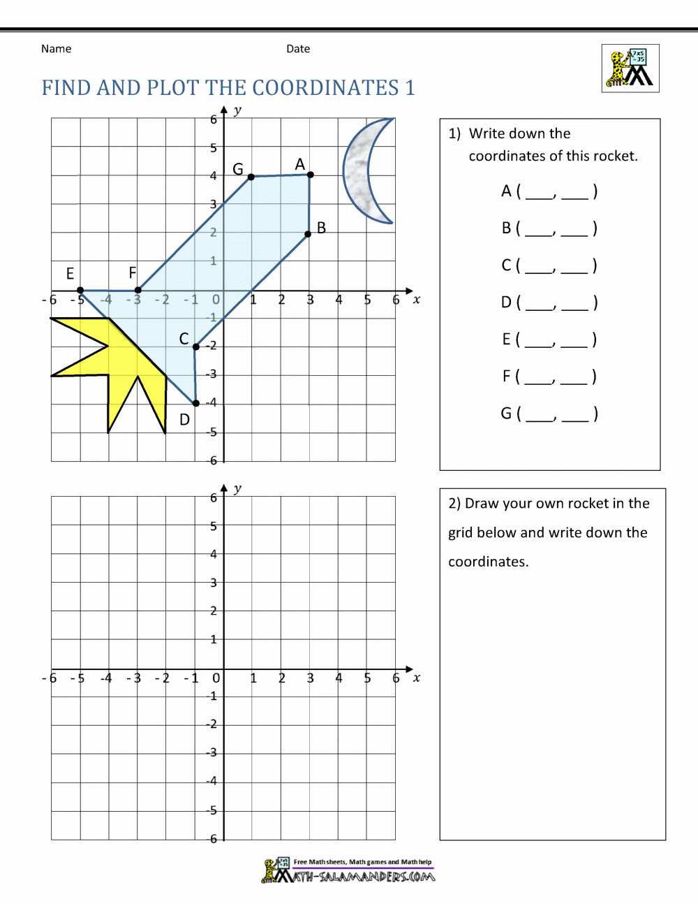 Coordinate Grid Worksheets Pdf Awesome Coordinate Plane Worksheets 4