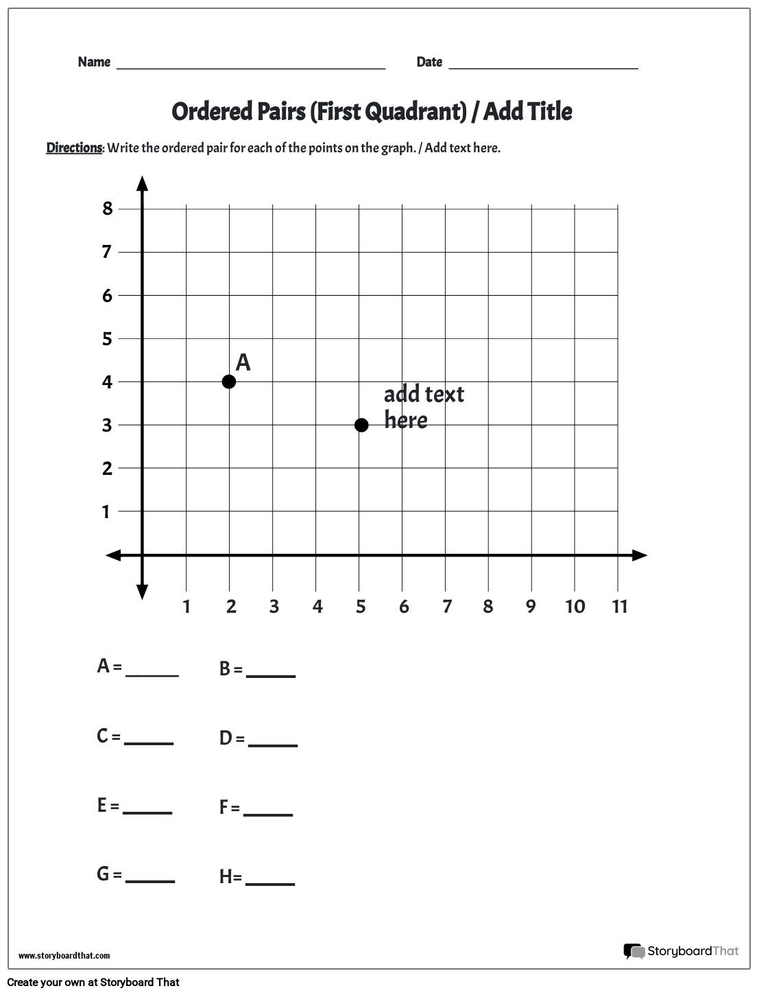 Coordinates Worksheet With Ordered Pairs BW Worksheets Library