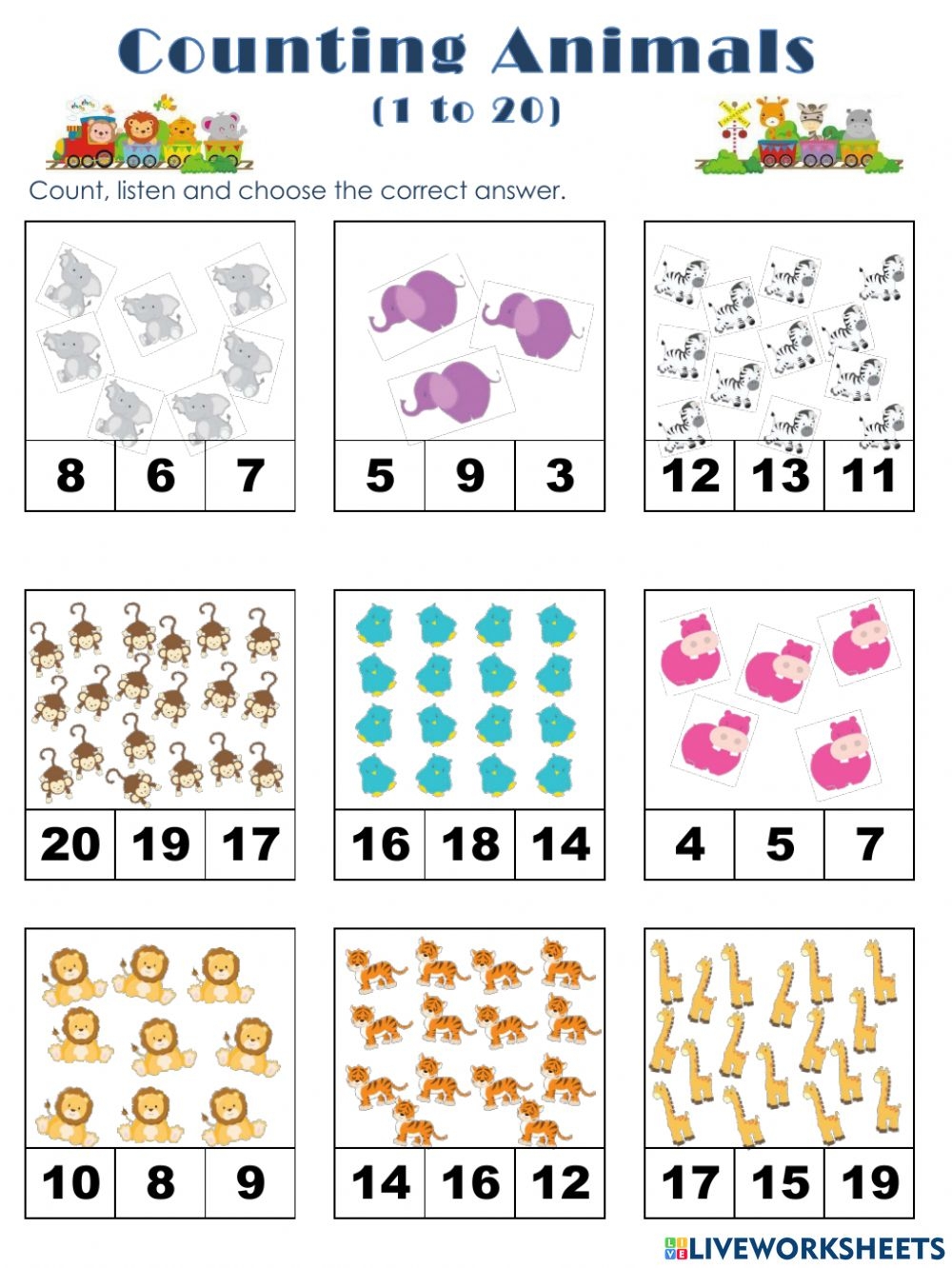Counting 1 30 Worksheets Pdf CountingWorksheets