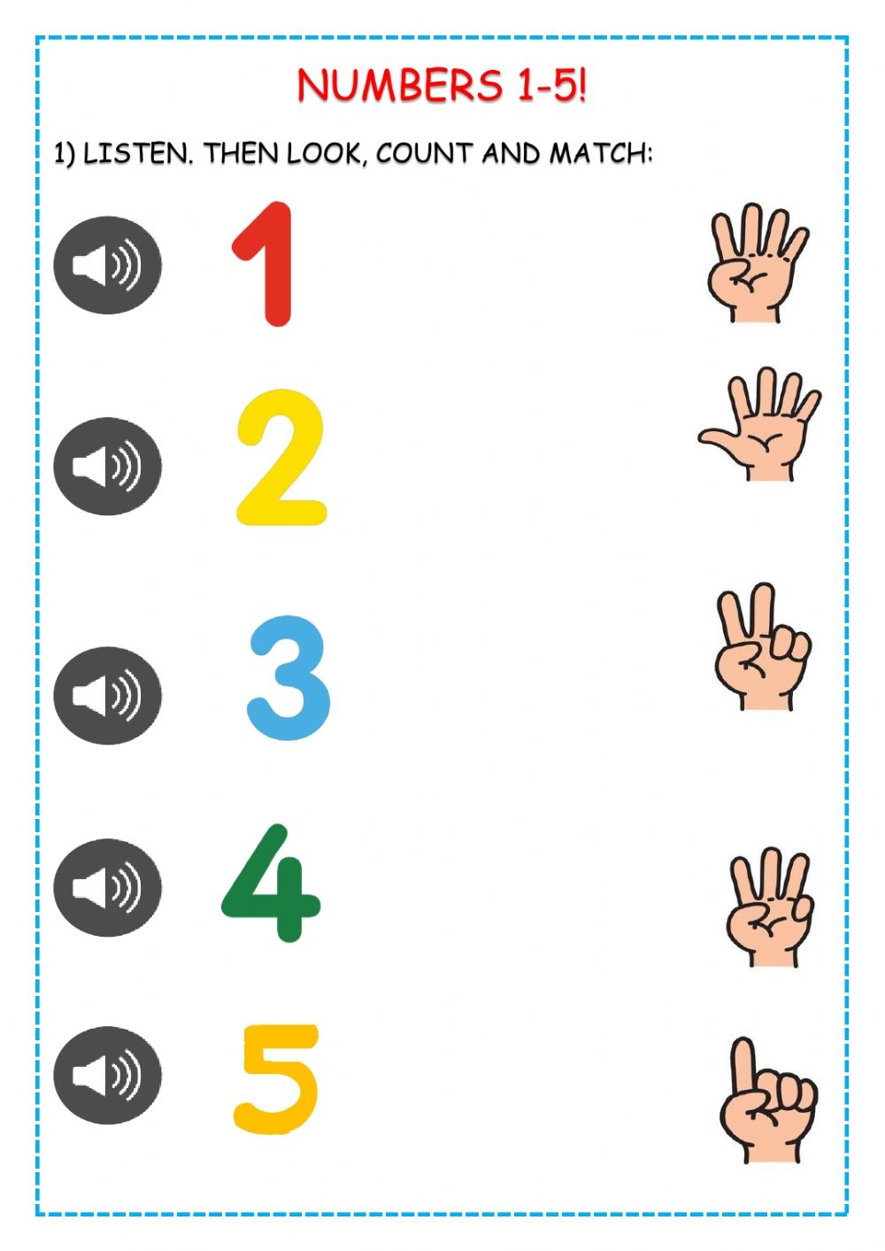 Counting 1 5 Worksheets CountingWorksheets