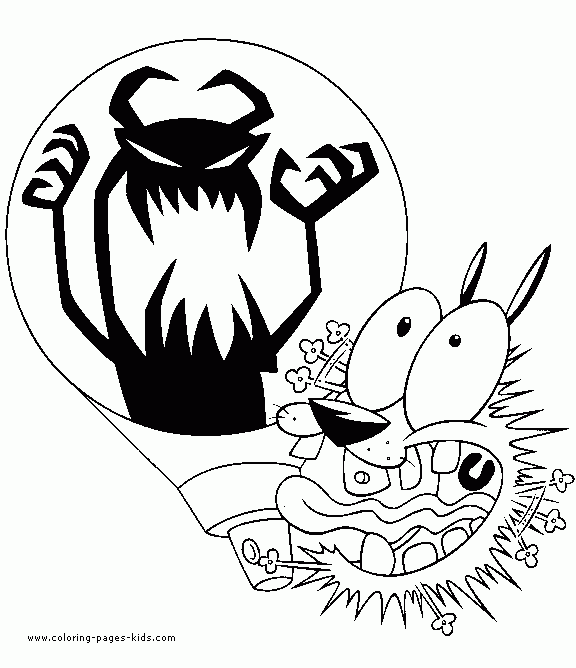 printable cartoon dog pictures to color