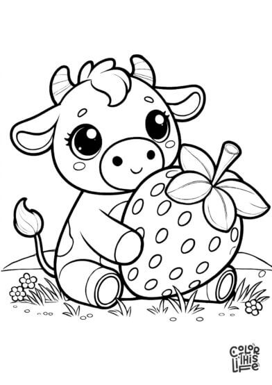 Cow Coloring Pages Free Printable Color This Life