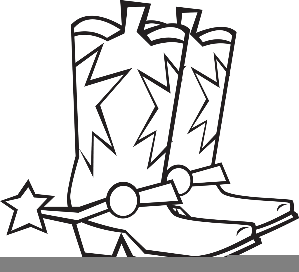 Cowboy Boot Coloring Page Cowboy Hat Coloring Page At Getdrawings Free