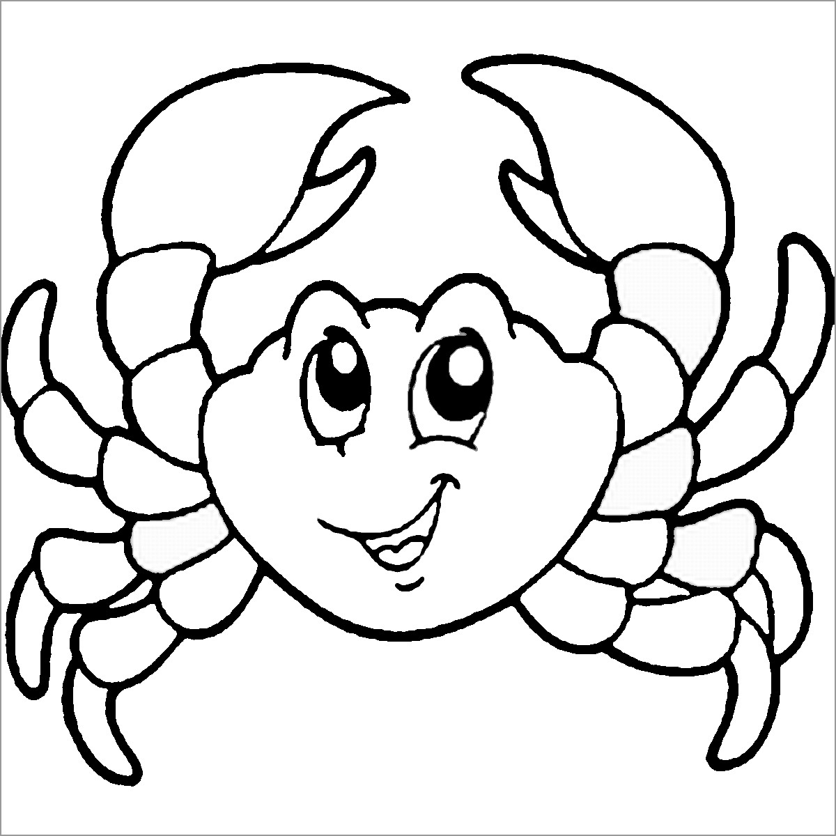 Crab Color Page