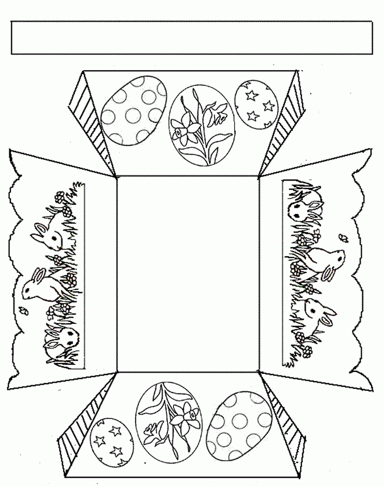 make an easter basket template