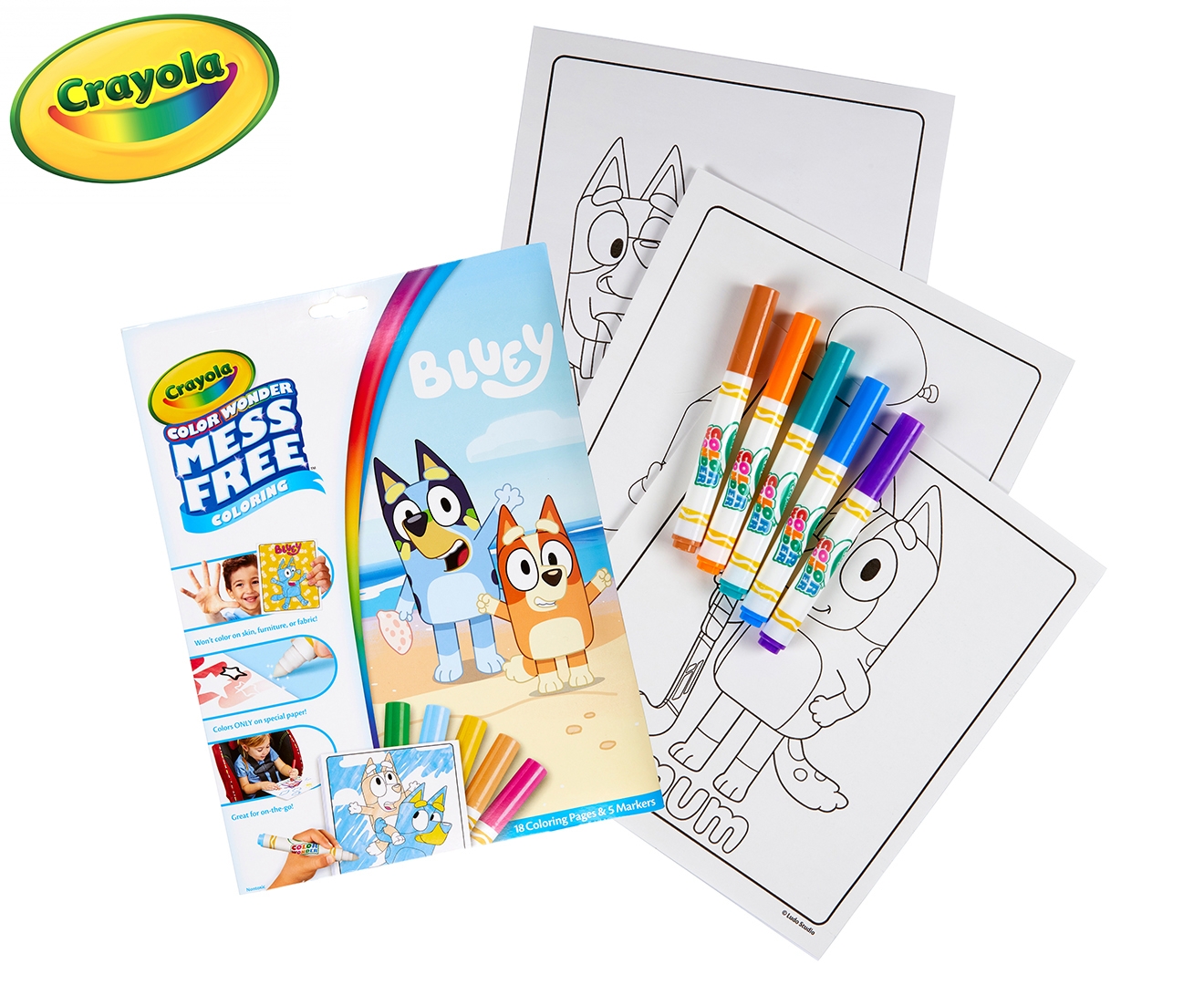 crayola mess free coloring pages