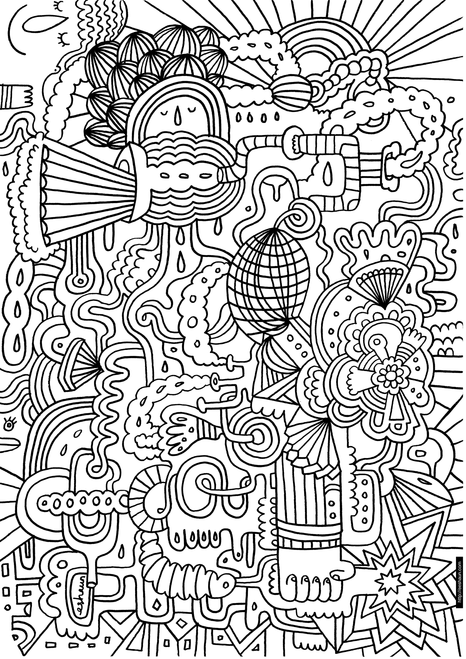 girl coloring pages for adults printable pdf