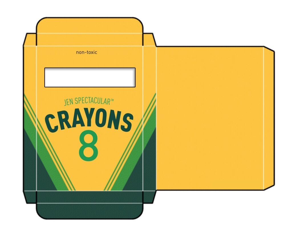 Crayon Box Template Printable Printable Templates Online By Paul