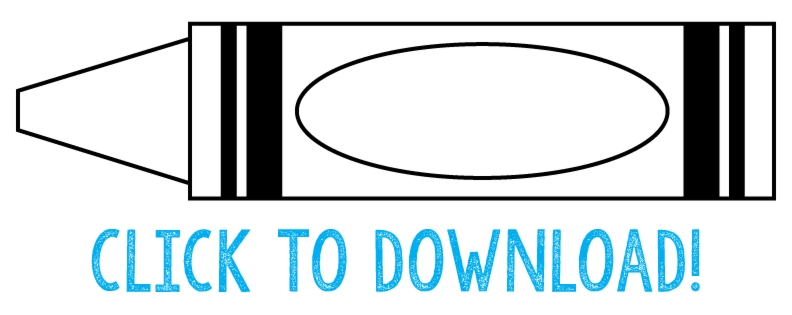 crayon printable template