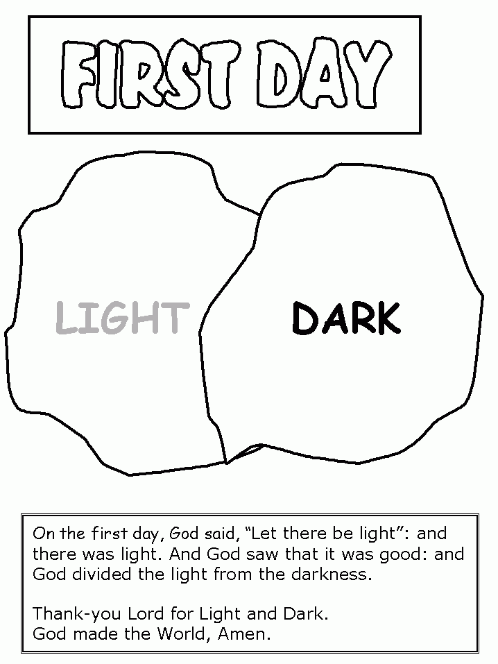 Creation Coloring Pages Printable Coloring Pages FREE