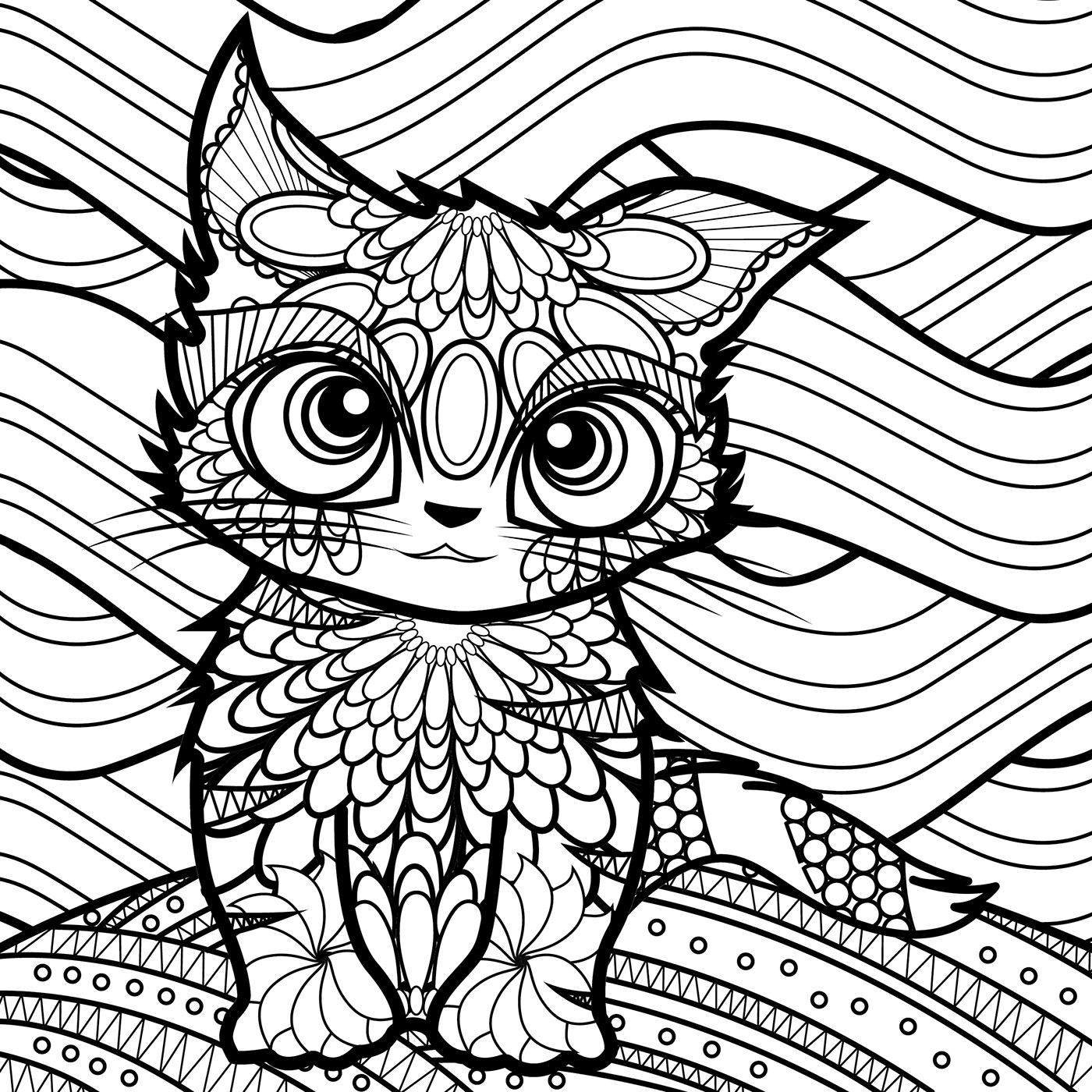 free creative printable coloring pages