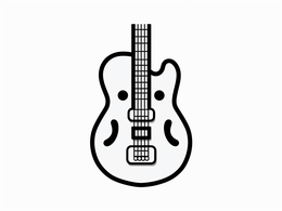 printable guitar pictures to color