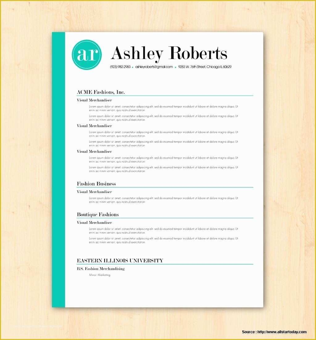 Creative Word Resume Templates Free Of Free Printable Creative Resume
