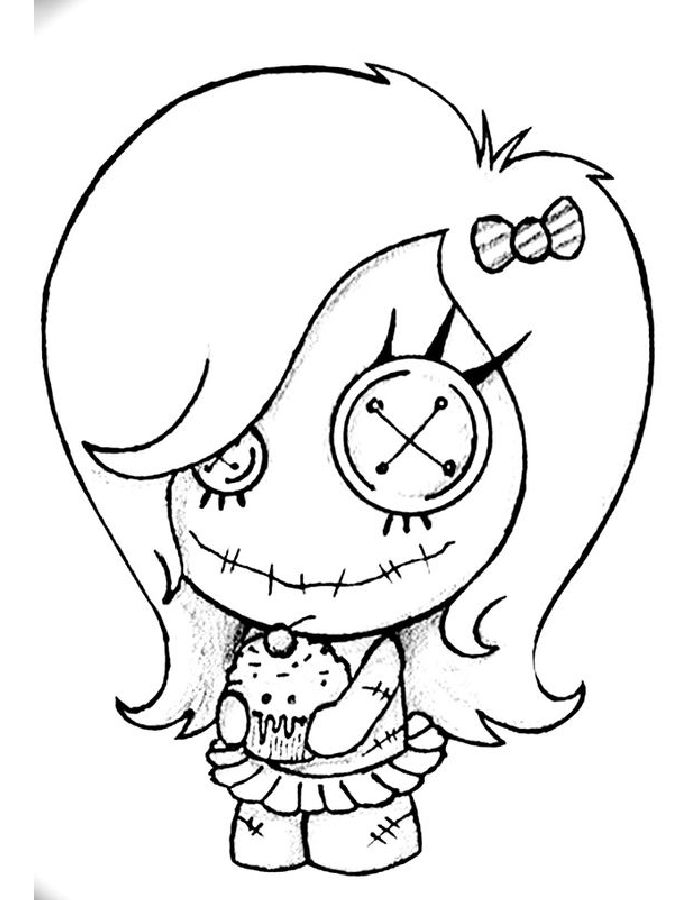 Creepy Coloring Pages