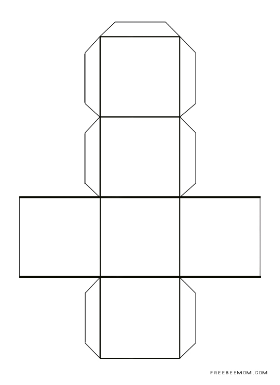 Cube Cut Out Template