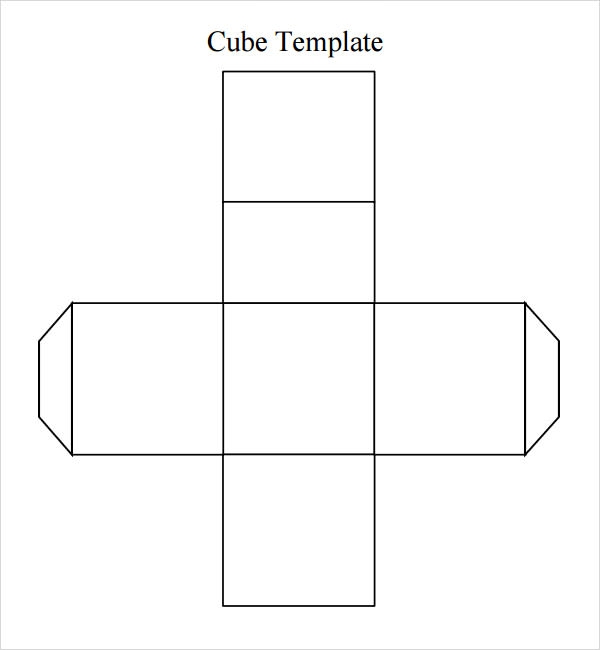 free paper cube template