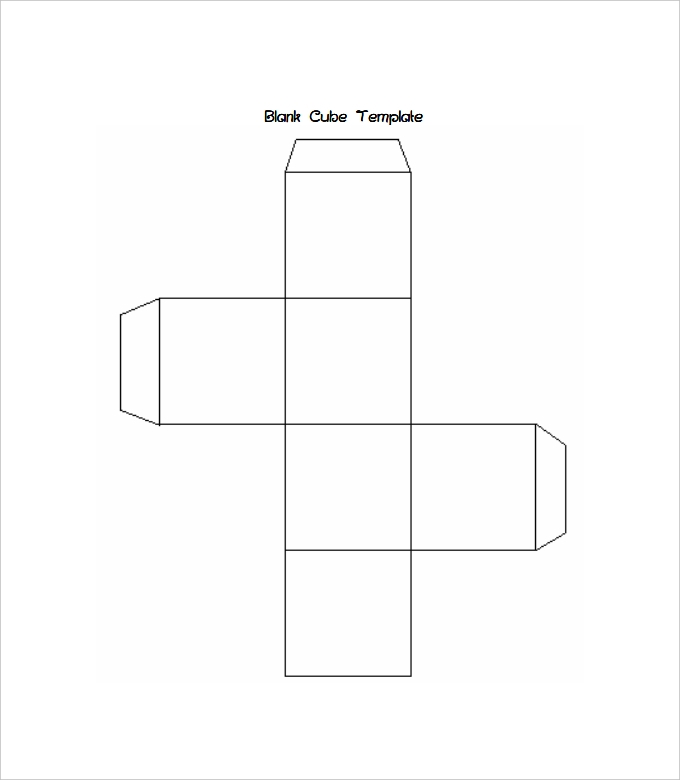 cube template to cut out