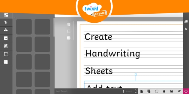 Custom Handwriting Sheets Twinkl Create Twinkl Worksheets Library
