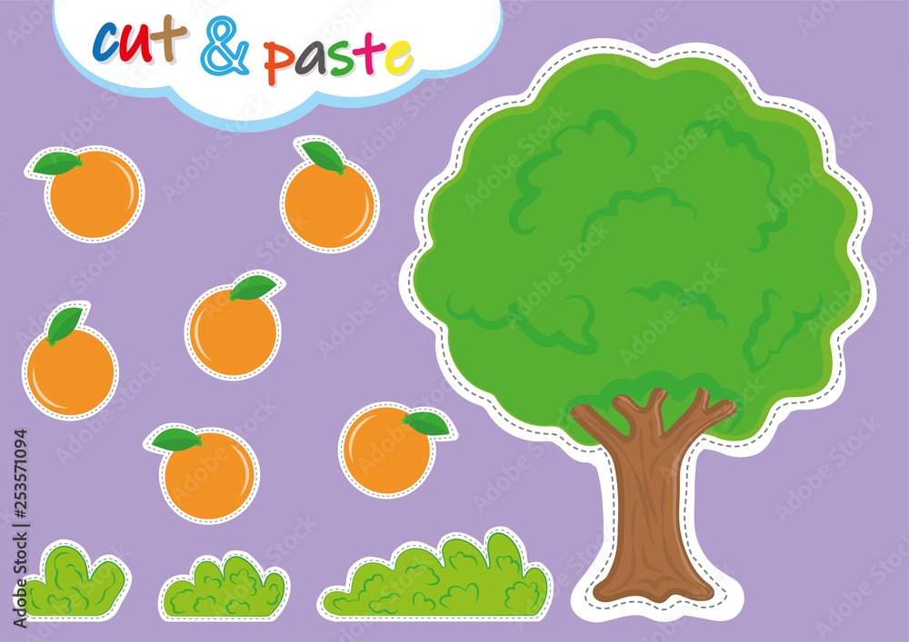 Cut And Paste Activities For Kindergarten Preschool Cutting And 