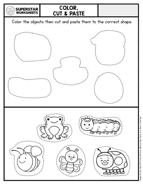 Cut And Paste Worksheets Superstar Worksheets Worksheets Library