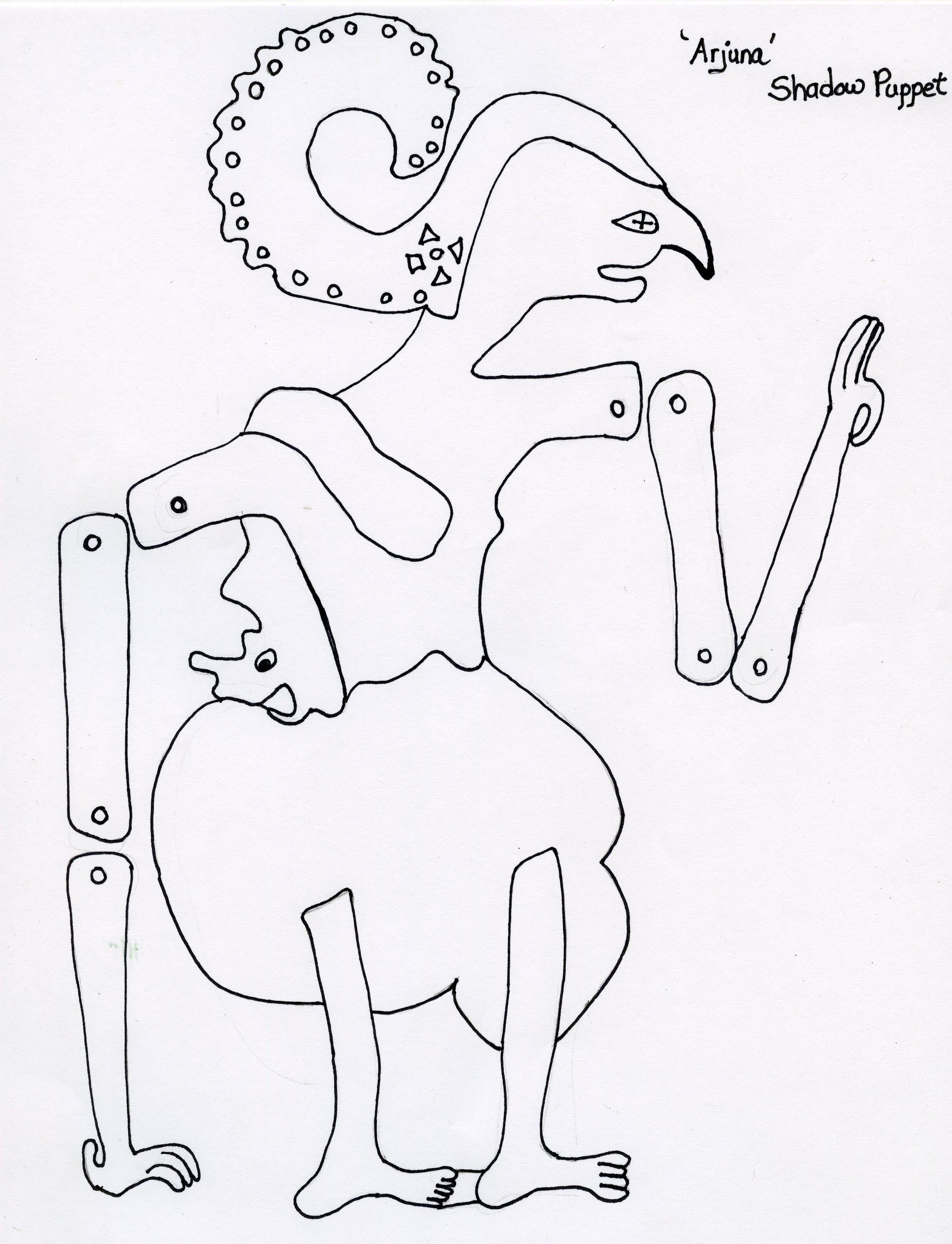 Cut Out Printable Shadow Puppet Templates