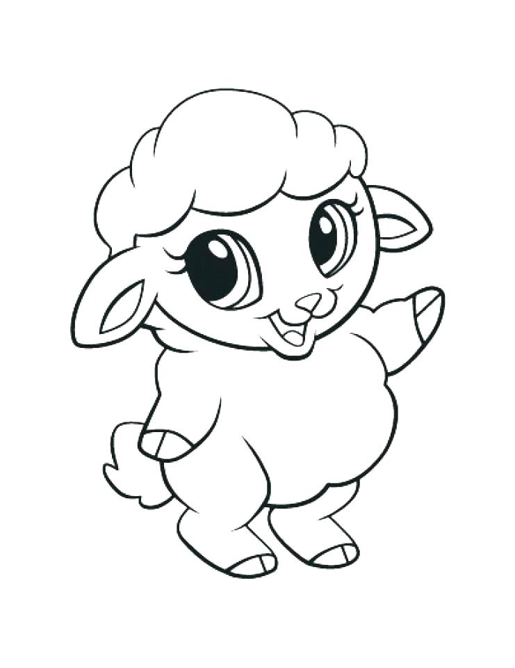 Cute Animal Coloring Page