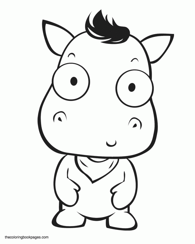 Cute Animals Coloring Pages Coloring Home
