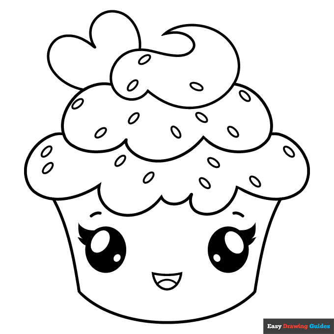 candy printable cute coloring pages for girls