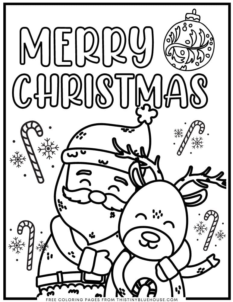Cute Printable Christmas Coloring Pages The Best Porn Website