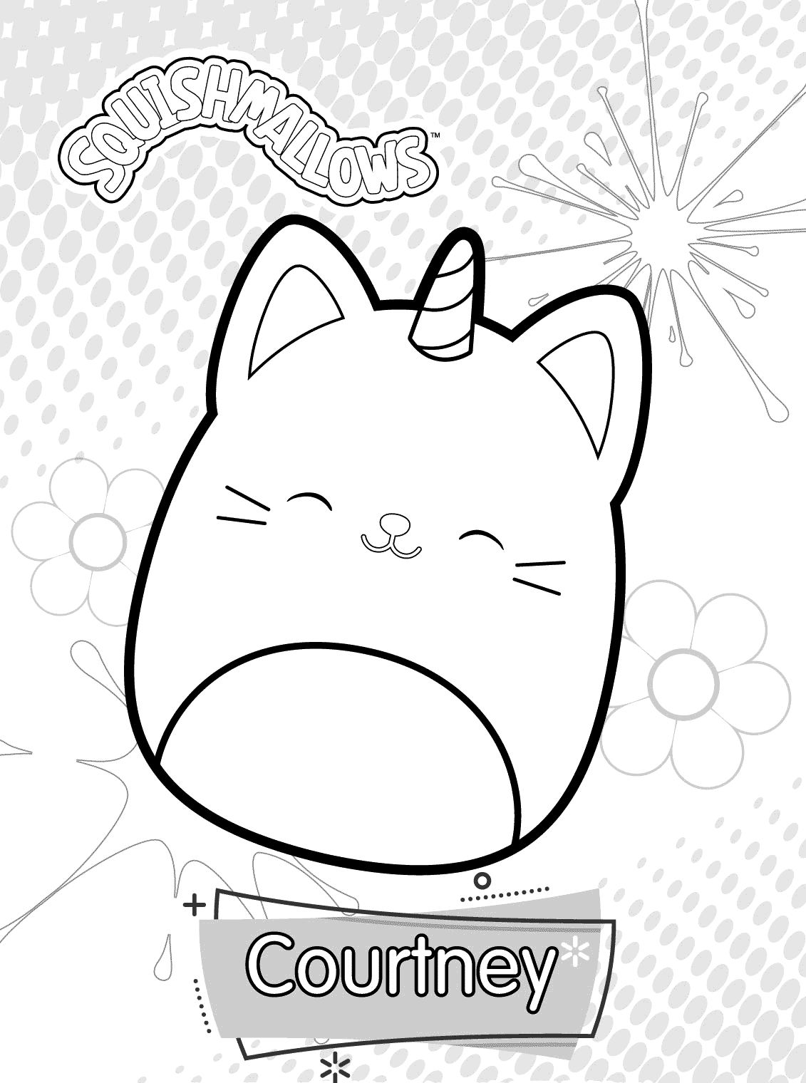 Cute Squishmallows Coloring Pages