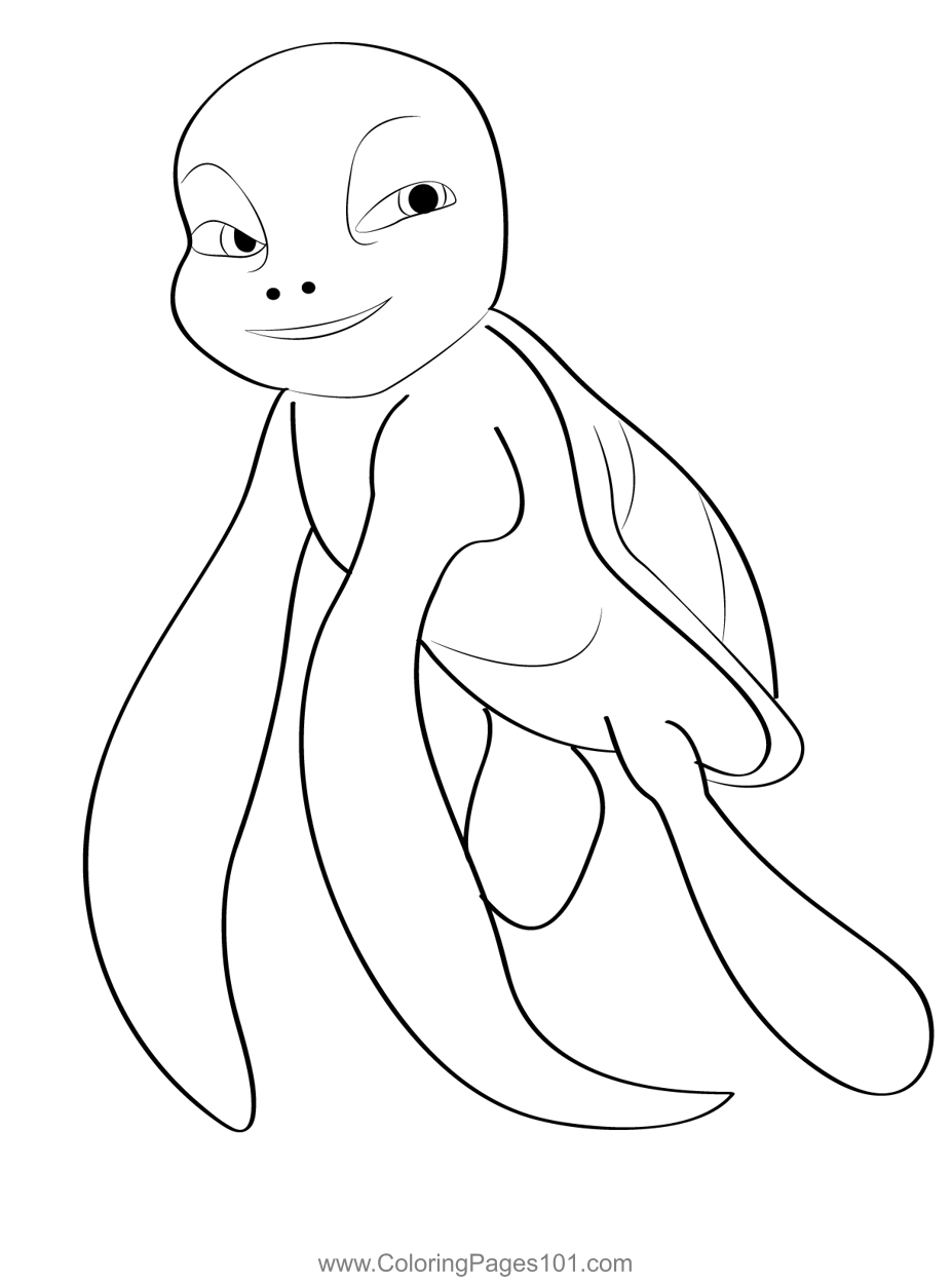 Cute Turtle Coloring Pages
